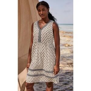 Pure Jill Black and White Sundress